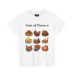 Moroccan Cuisine Icons T-Shirt | Food Lovers Unisex Tee - Image 4