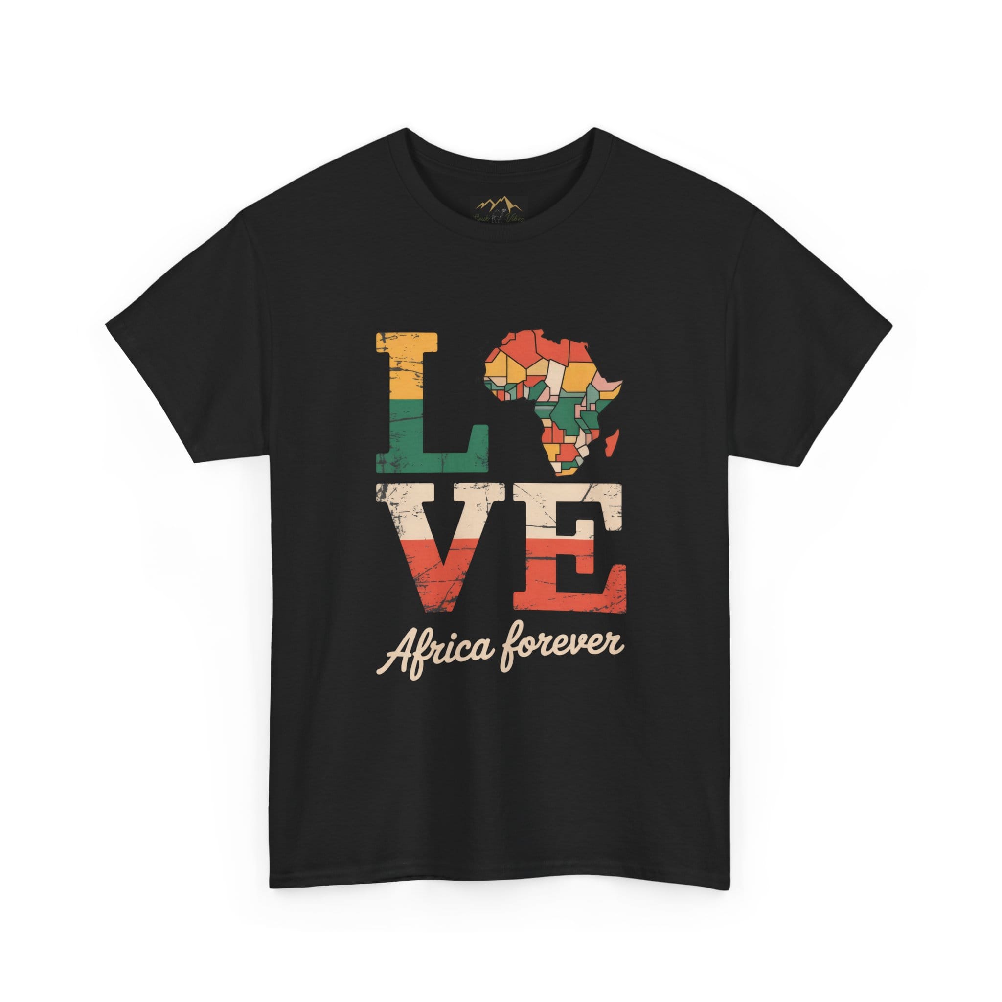 15631974508776318684_2048-1.jpeg LOVE Africa Forever T-Shirt - Vintage Pan-African Map & Quote Tee - Image 1