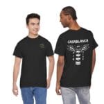Casablanca Ain Diab Streetwear T-Shirt - Urban Lighthouse & Eyes Back Print