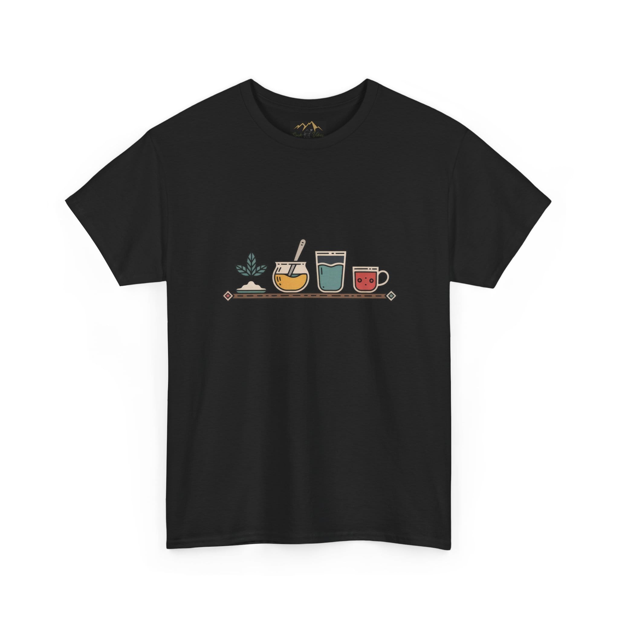 7270369272737204136_2048.jpeg Tea Ritual T-Shirt - Funny "Tea Ritual" Pun & Moroccan Mint Tea Art - Image 1