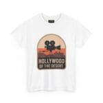 Hollywood of the Desert T-Shirt - Ouarzazate Cinema & Retro Camera Art - Image 2